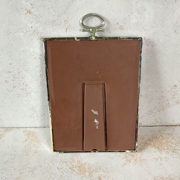 Vintage 60’s mcm kangaroo cross stitch wall hanging small - Picture 2 of 4